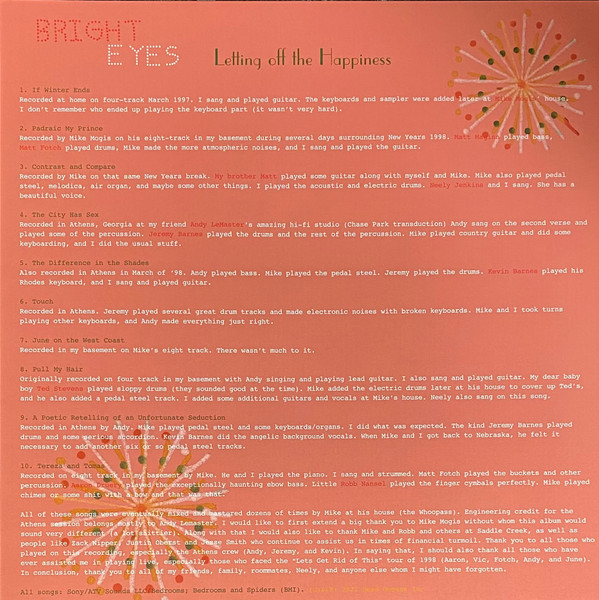 Bright Eyes - Letting Off The Happiness | Dead Oceans (DOC282) - 5 Bright Eyes - Letting Off The Happiness | Dead Oceans (DOC282) - 5