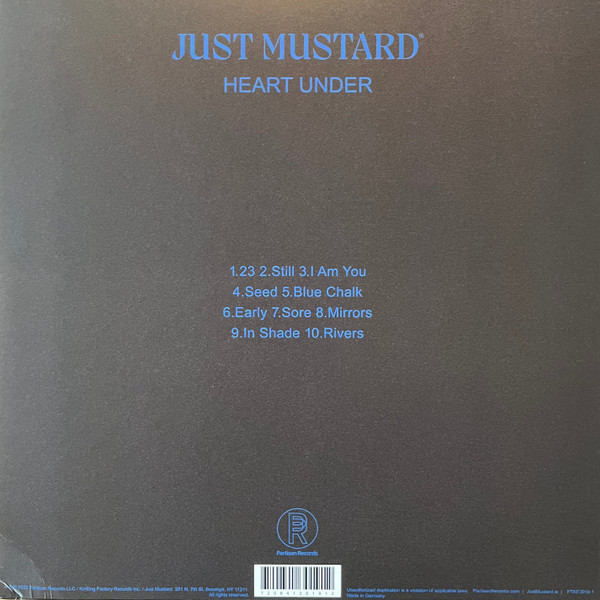 Just Mustard - Heart Under | Partisan Records (PTKF3019-3) - 2 Just Mustard - Heart Under | Partisan Records (PTKF3019-3) - 2