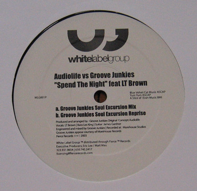 Audiolife vs. Groove Junkies - Spend The Night | White Label Group (WLG 001P) - main Audiolife vs. Groove Junkies - Spend The Night | White Label Group (WLG 001P) - main