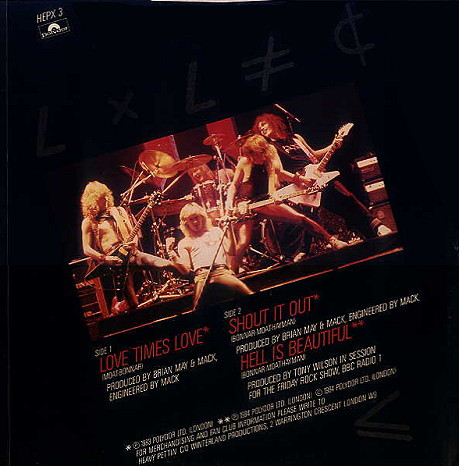 Heavy Pettin - Love Times Love | Polydor (HEPX 3) - 2