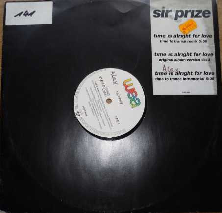 Sir Prize - Time Is Alright For Love | WEA (PRO 846)