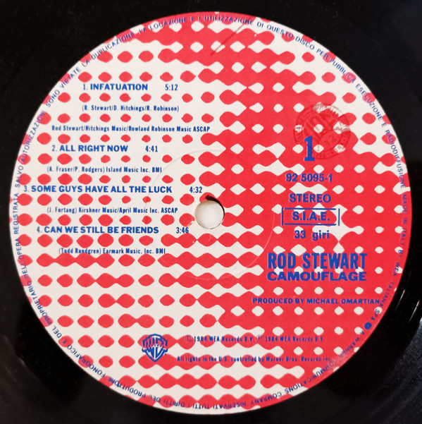 Rod Stewart - Camouflage | Warner Bros. Records (92 5095-1) - 3 Rod Stewart - Camouflage | Warner Bros. Records (92 5095-1) - 3