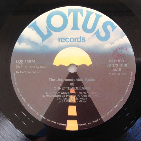 Ornette Coleman - The Unprecedented Music Of Ornette Coleman | Lotus (LOP 14.074) - 3