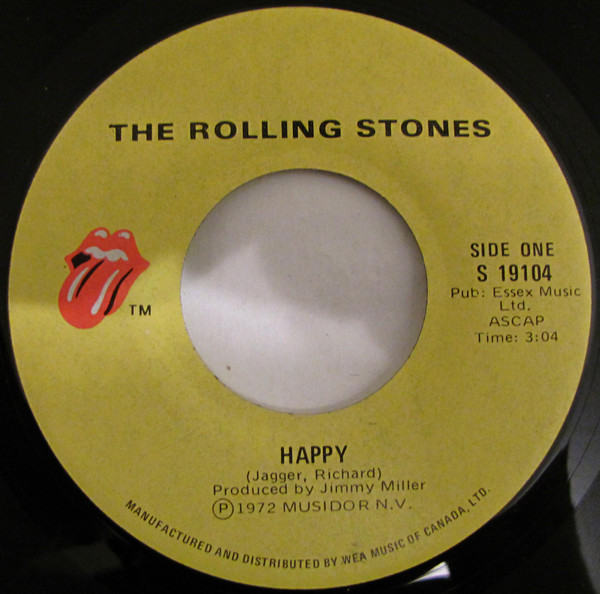 The Rolling Stones - Happy | Rolling Stones Records (S 19104) - 2