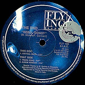 The End - Rebel Song? | Flying Records (FLY 108) - 3