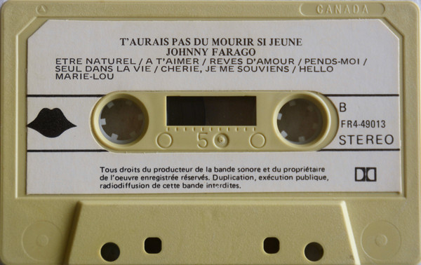 Johnny Farago - T'aurais Pas Dû Mourir Si Jeune | Franco (FR4-49013) - 4 Johnny Farago - T'aurais Pas Dû Mourir Si Jeune | Franco (FR4-49013) - 4