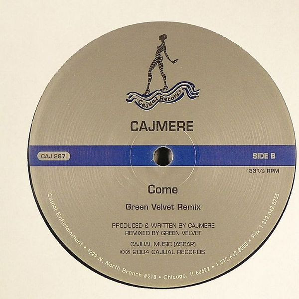 Cajmere - Come | Cajual Records (CAJ 287) - 2 Cajmere - Come | Cajual Records (CAJ 287) - 2