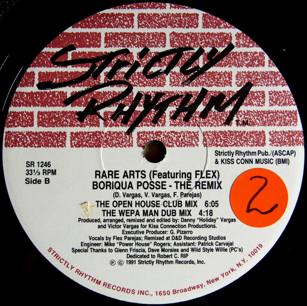 Rare Arts Featuring Flex - Boriqua Posse - The Remix | Strictly Rhythm (SR 1246) - 3