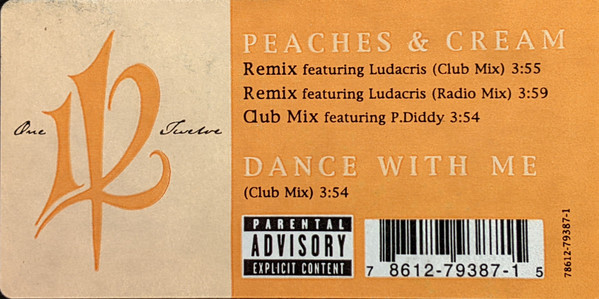 112 - Peaches & Cream / Dance With Me | Bad Boy Entertainment (78612-79387-1) - 3 112 - Peaches & Cream / Dance With Me | Bad Boy Entertainment (78612-79387-1) - 3