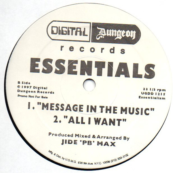 Essentials - Gimmie Some Horns | Digital Dungeon Records (UGDD 1215)