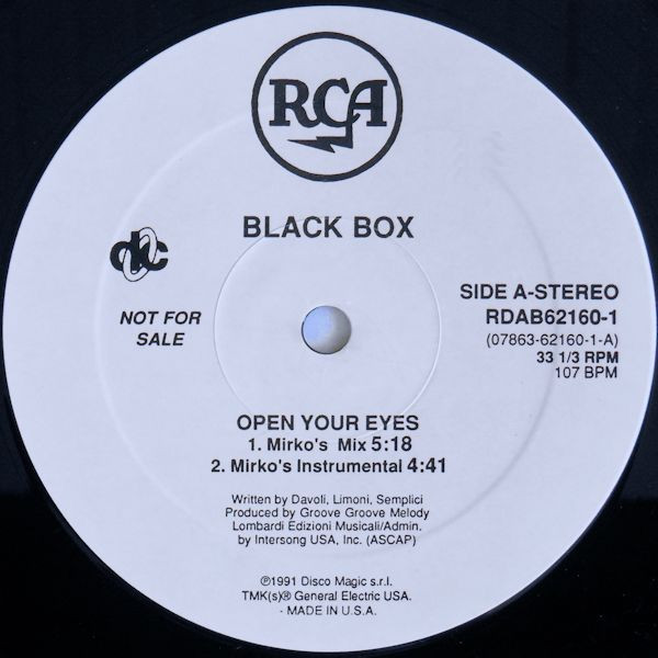 Black Box - Open Your Eyes | RCA (RDAB62160-1) - 2 Black Box - Open Your Eyes | RCA (RDAB62160-1) - 2