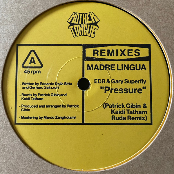 Various - Madre Lingua Remixes | Mother Tongue Records (MT19013) - 2