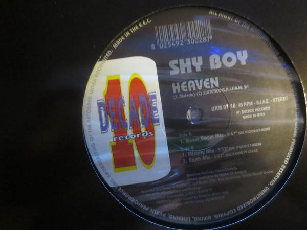 Shy Boy - Heaven | Decade Records (DRM 97.18)