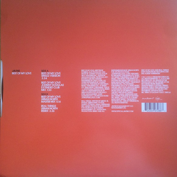 Javine - Best Of My Love | Innocent (SINT 63) - 2