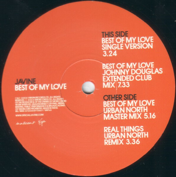 Javine - Best Of My Love | Innocent (SINT 63) - 3