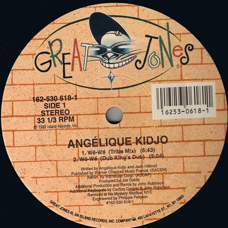 Angélique Kidjo - Wé-Wé | Great Jones (162-530 618-1)
