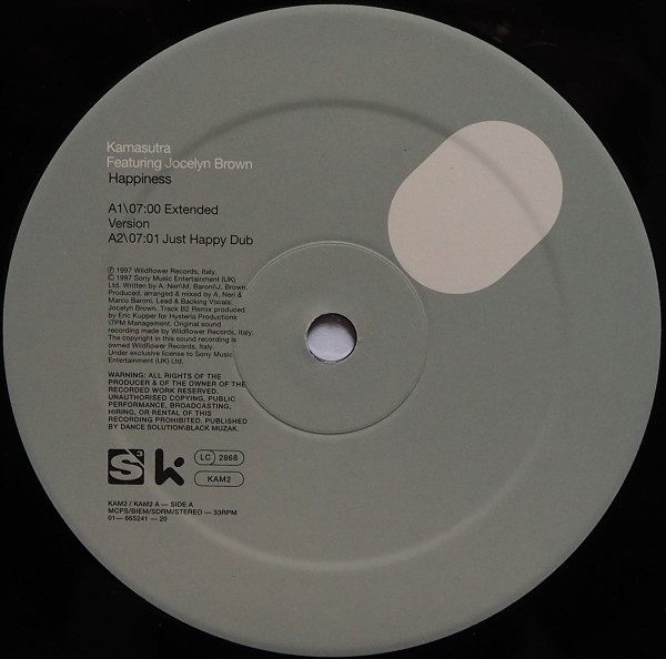 Kamasutra Featuring Jocelyn Brown - Happiness | S3 (KAM2) - 3 Kamasutra Featuring Jocelyn Brown - Happiness | S3 (KAM2) - 3