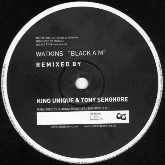 Watkins - Black A.M. | Shaboom America (SHABAM003)