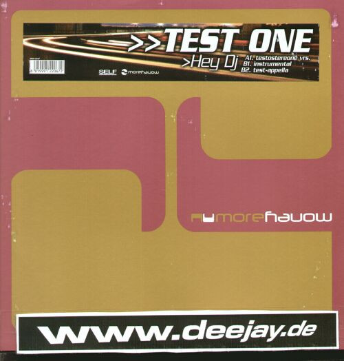 Test One - Hey DJ | Moremoney (MOR 0207) - main