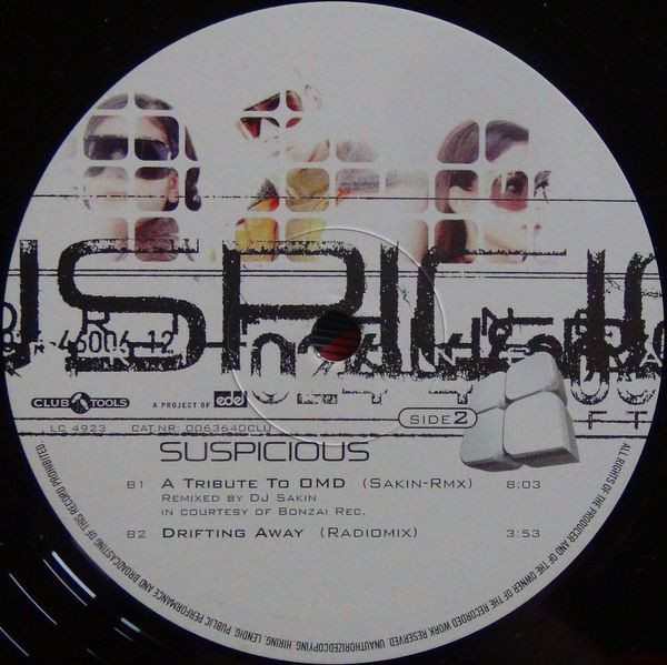 Suspicious - Drifting Away | Club Tools (0063640CLU) - 4 Suspicious - Drifting Away | Club Tools (0063640CLU) - 4