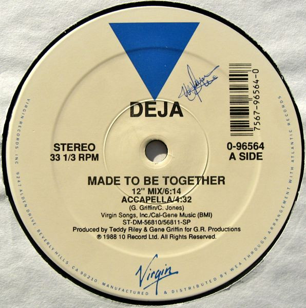 Déjà - Made To Be Together | Virgin (0-96564) - 3