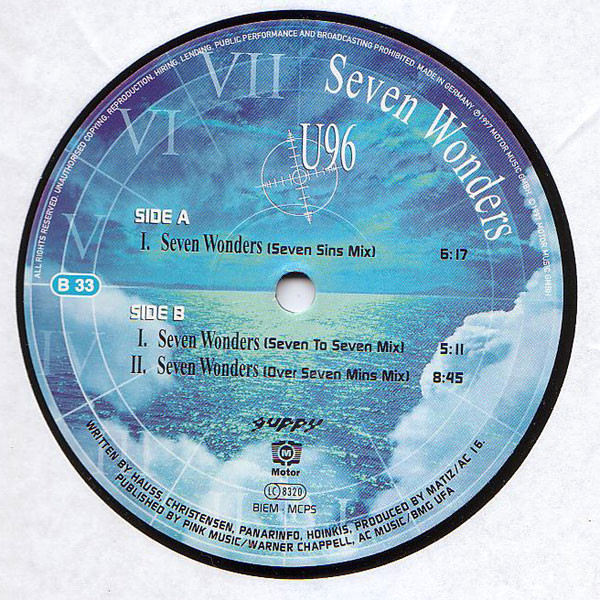 U96 - Seven Wonders | Guppy (none) - 2 U96 - Seven Wonders | Guppy (none) - 2