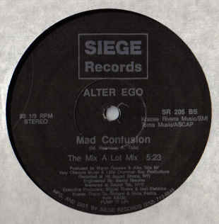 Alter Ego - Mad Confusion | Siege Records (SR 205) - 2
