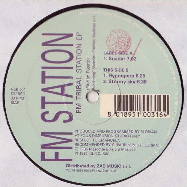 FM Station - FM Tribal Station EP | Nebula Records (NEB 001) - 4 FM Station - FM Tribal Station EP | Nebula Records (NEB 001) - 4