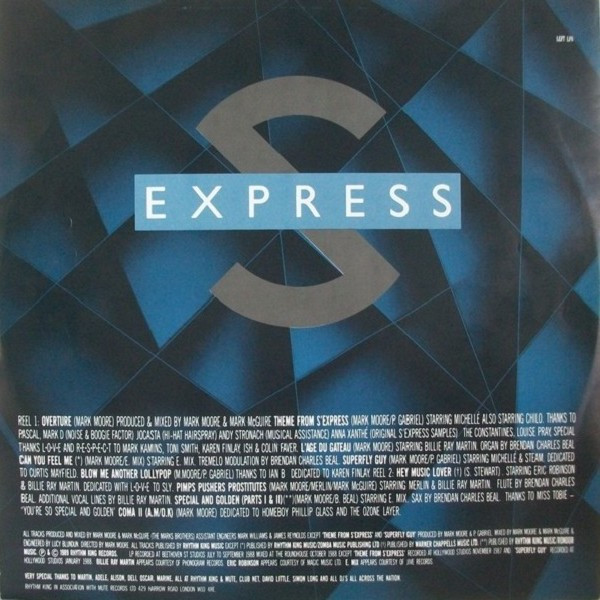 S'Express - Original Soundtrack | Rhythm King (LEFT LP8) - 4 S'Express - Original Soundtrack | Rhythm King (LEFT LP8) - 4