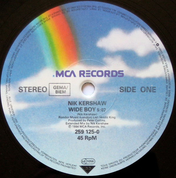 Nik Kershaw - Wide Boy | MCA Records (259 125-0) - 3 Nik Kershaw - Wide Boy | MCA Records (259 125-0) - 3