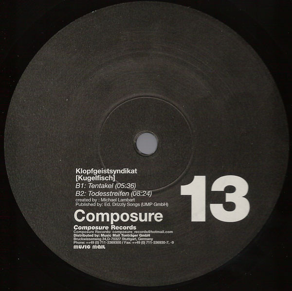 Klopfgeistsyndikat - Kugelfisch | Composure Records (composure013) - 2