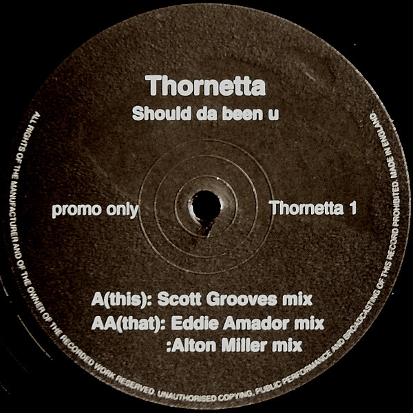 Thornetta Davis - Should Da Been U | Thornetta (Thornetta 1)