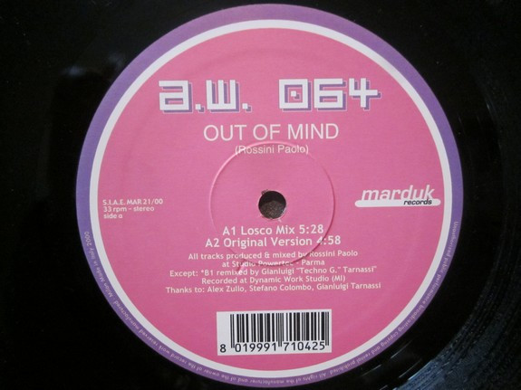 A.W.064 - Out Of Mind | Marduk Records (MAR 21/00) - main A.W.064 - Out Of Mind | Marduk Records (MAR 21/00) - main