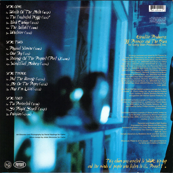 Jeru The Damaja - Wrath Of The Math | Payday (697-124-119-1) - 2