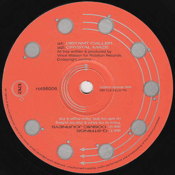 Vince Watson - 1st Innovations EP | Rotation Records (rot96006)
