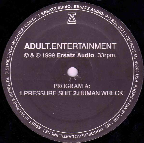 ADULT. - Entertainment | Ersatz Audio (EZ-009) - 2