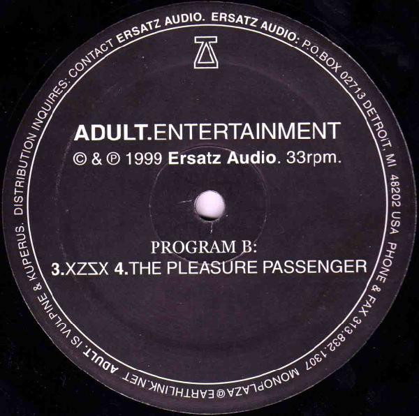 ADULT. - Entertainment | Ersatz Audio (EZ-009) - 3