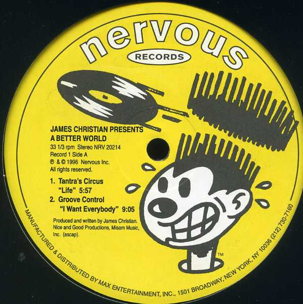 James Christian - A Better World | Nervous Records (NRV 20214)