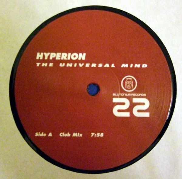 Hyperion - The Universal Mind / Ocean Of Light | Blutonium Records (BLU-022) - 4