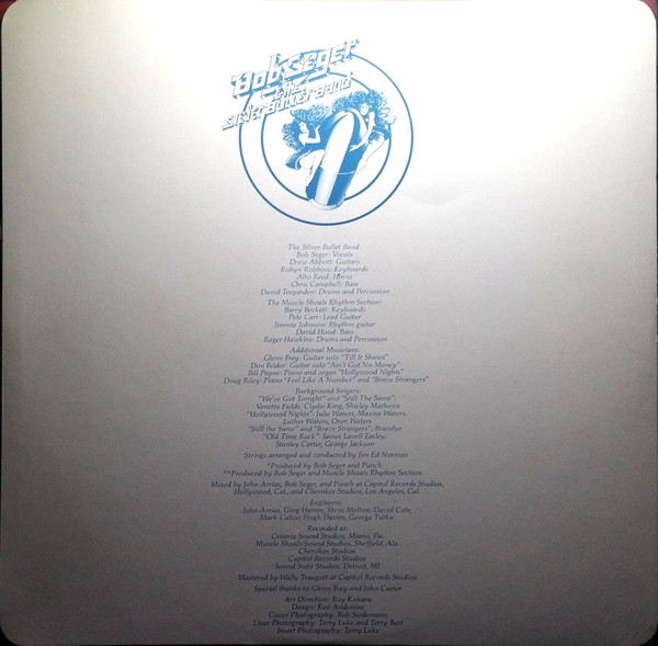 Bob Seger & The Silver Bullet Band - Stranger In Town | Capitol Records (EA-STS 11698) - 7