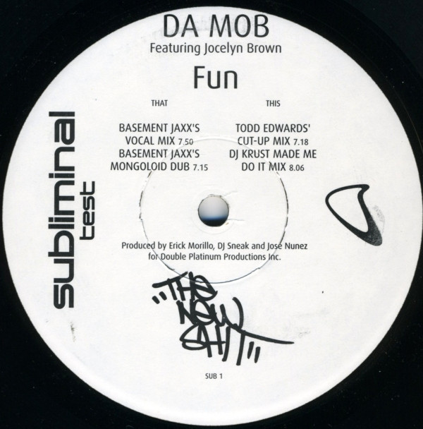 Da Mob Featuring Jocelyn Brown - Fun | Subliminal (SUB 1) - 2
