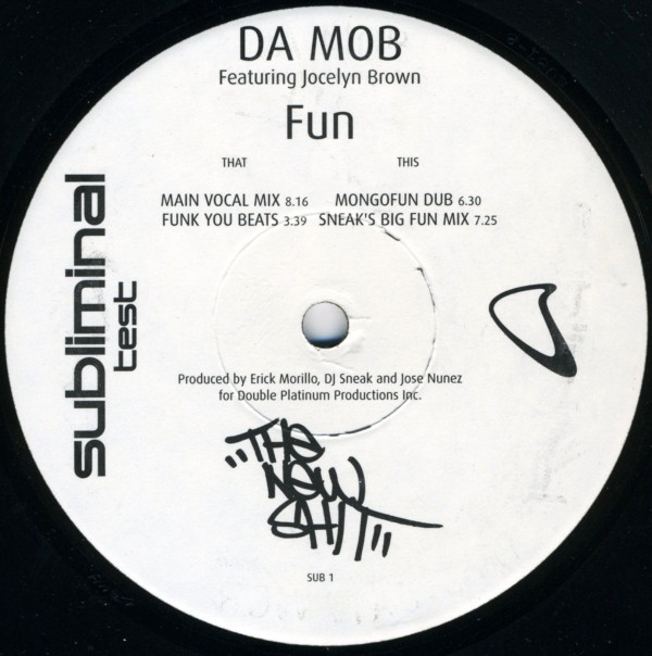 Da Mob Featuring Jocelyn Brown - Fun | Subliminal (SUB 1) - main