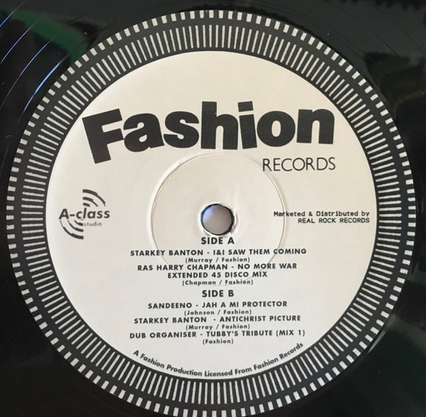 Starkey Banton / Ras Harry Chapman / Sandeeno / Dub Organiser - I&I Saw Them Coming / No More War / Jah A Mi Protector / Antichrist Picture / Tubby's Tribute | Fashion Records (none)