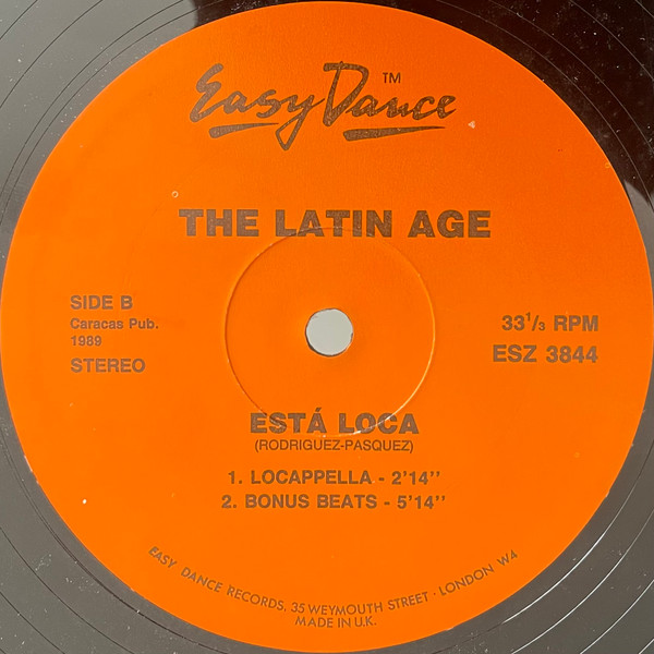 The Latin Age - Está Loca | Easy Dance Records (ESZ 3844) - 2