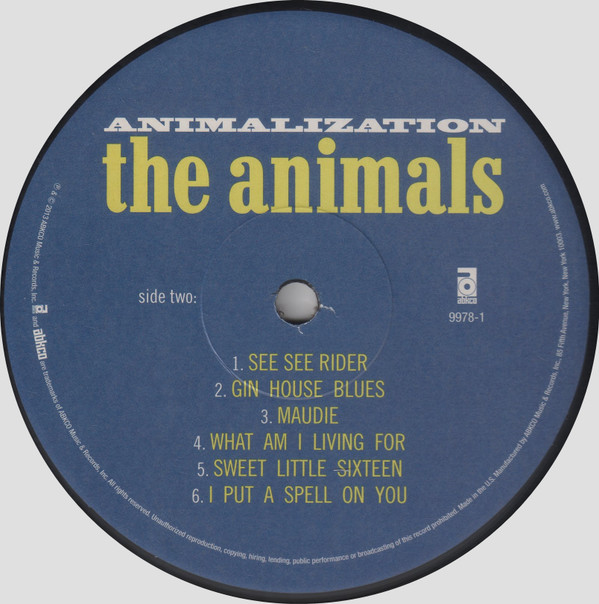 The Animals - Animalization | ABKCO (9978-1) - 4 The Animals - Animalization | ABKCO (9978-1) - 4