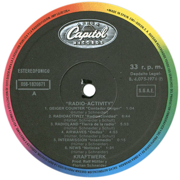 Kraftwerk - Radio-Activity | Capitol Records (056-1820871) - 4