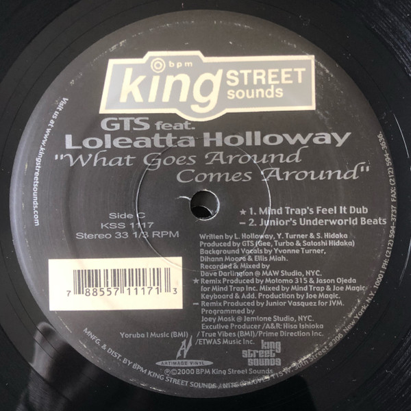GTS - What Goes Around Comes Around | BPM King Street Sounds (KSS 1117) - 4 GTS - What Goes Around Comes Around | BPM King Street Sounds (KSS 1117) - 4