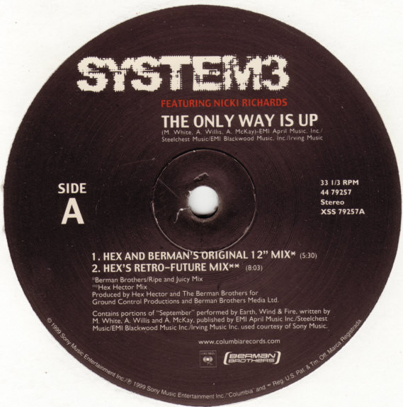 System3 Featuring Nicki Richards - The Only Way Is Up | Columbia (44 79257) - 2 System3 Featuring Nicki Richards - The Only Way Is Up | Columbia (44 79257) - 2