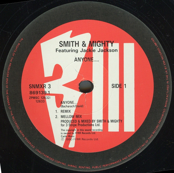 Smith & Mighty - Anyone... (Remix) | Three Stripe Records (SNMXR 3) - 3