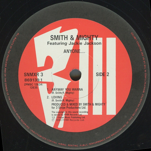 Smith & Mighty - Anyone... (Remix) | Three Stripe Records (SNMXR 3) - 4